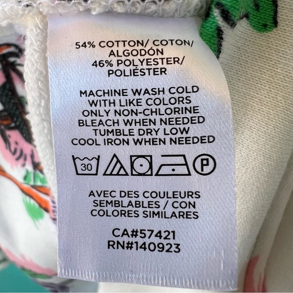 LOU & GREY ST. TROPEZ FUN GRAPHIC PRINT VACATION SWEATSHIRT OVERSIZED XS - Picture 8 of 11